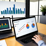 **

Prompt: Startup team analyzing customer data on laptops and dashboards, highlighting demographics, behavior, and needs. Charts showing customer segmentation. Modern office setting. Google Analytics logo visible. Focus on data-driven decisions.

**