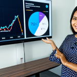 Digital Marketing Success**

A Malaysian marketing professional, fully clothed in a modern, modest batik blouse and smart trousers, smiling confidently while presenting a data analytics dashboard on a large screen. The background shows a bright, collaborative office space with diverse colleagues.  Perfect anatomy, natural proportions, well-formed hands, proper finger count.  Safe for work, appropriate content, professional.

**