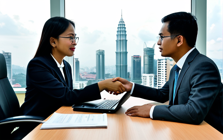 스타트업 마케팅 연봉 전망 - AI-Driven Marketing Team**

"A diverse team of Malaysian marketers collaborating around a large inte...